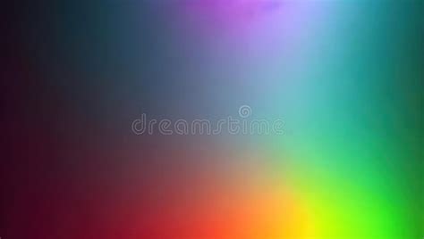 Vibrant Rainbow Gradient Background Ai Generated Illustration Stock