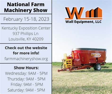 National Machinery Show February 15 18 2023 Wall Equipment