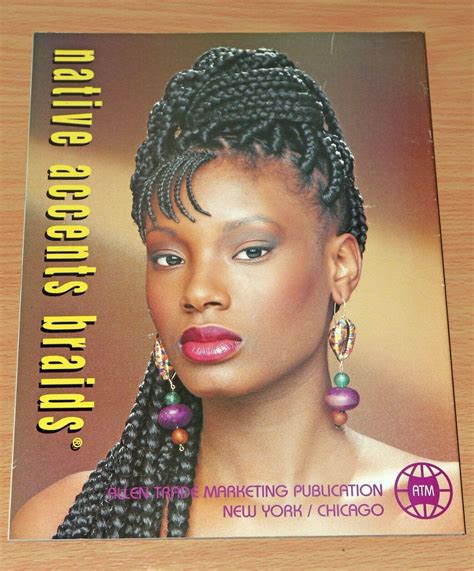 Vintage 1994 Native Accent Braids Magazine Vol1 No1 Black Hairstyles