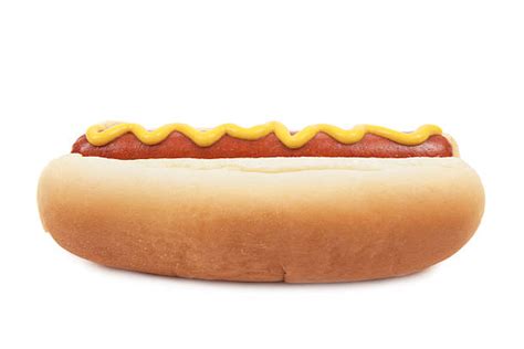 Hot Dog With Mustard Stock Photos Pictures And Royalty Free Images Istock