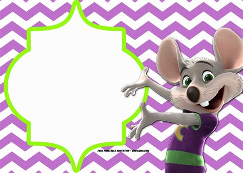 Free Printable Chuck E Cheese Invitation Templates Download Hundreds