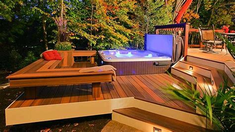 The Sunken Hot Tub In Your Backyard Backyard Hot Tub Pleasant Ideas