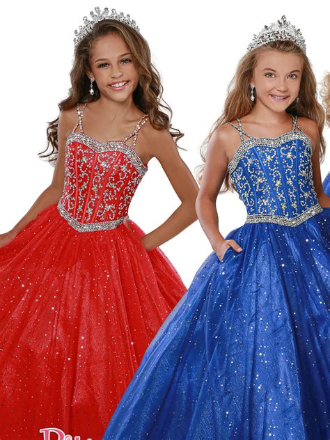 Ball Gown 7922 Ritzee Girls Pageant Dress