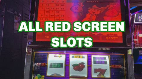 All Red Screen Slots With My Free Play Youtube