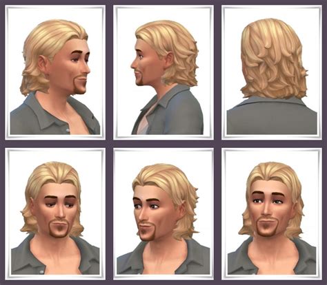 Slick Back Half Long Hair At Birksches Sims Blog Sims 4 Updates