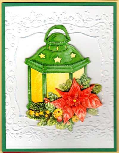 3 D Merry And Bright Christmas Lanterns Of The Heart
