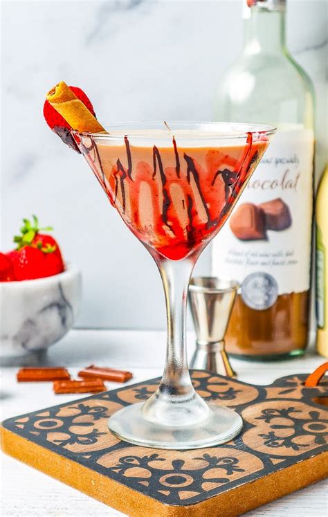 Chocolate Covered Strawberry Martini Averie Cooks