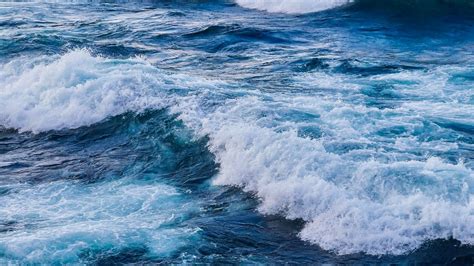 Download Wallpaper 1280x720 Sea Waves Water Blue Hd Hdv 720p Hd