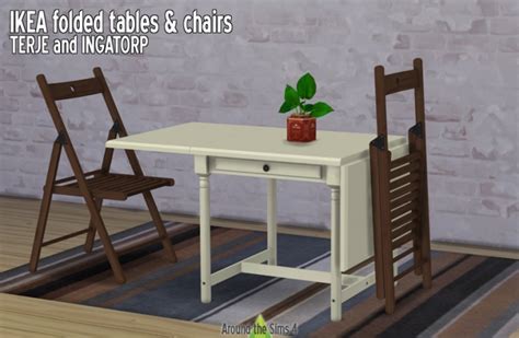 Ikea Folded Furniture By Sandy At Around The Sims 4 Sims 4 Updates