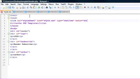 Example Web Page Design Using Html Code - designsbynaama