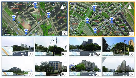 Illustration Of The Institution And Residence Parcels In Baidu Map And