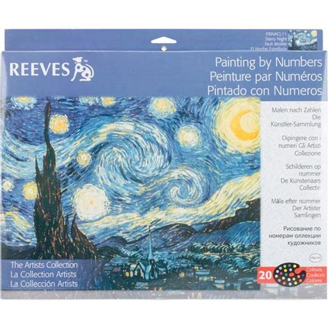 Reeves Paint By Number Artists Collection Starry Night