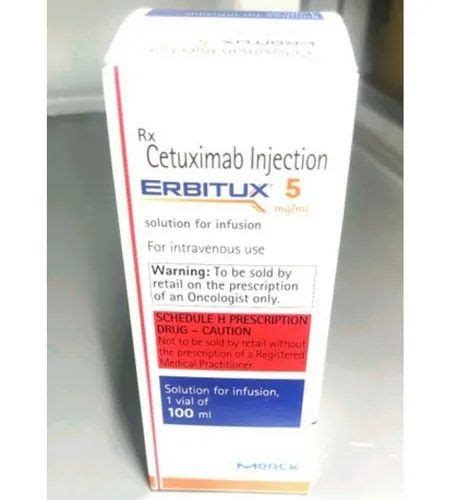 Cetuximab Injection Erbitux 500mg Merck 100 Ml At Best Price In Lucknow