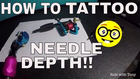 Proper Needle Depth For Tattooing And Needle Hang Needle Tattooing