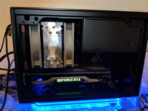 Just Finished A Mini Itx Build For A Friend An Rtx 2080 In A Very