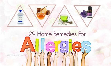 29 Home Remedies For Allergies To Dust Pollen Food And Sting