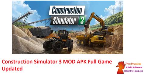 Construction Simulator 3 1.25 MOD APK Full Game Download 2023 - Free