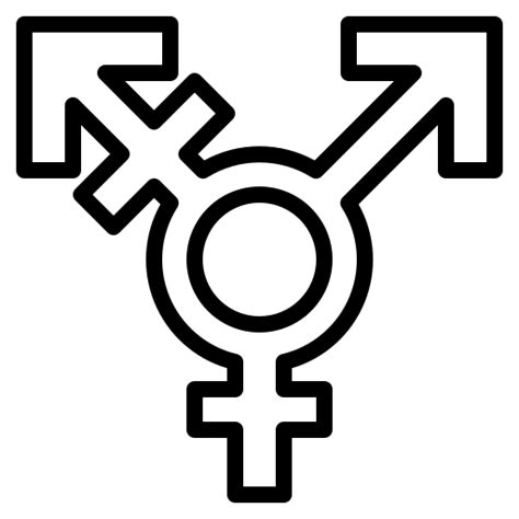 Transgender Free Shapes Icons