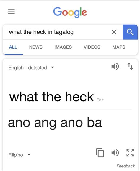 What Does “what The Heck” Mean In Tagalog Or Filipino Quora