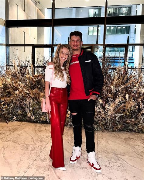 Proud Dad Patrick Mahomes Wife Brittany Matthews And Babe Sterling Celebrate Arrival Of New