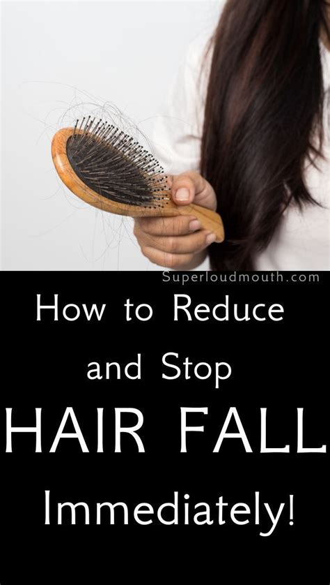 How To Stop And Reduce Hair Fall Problem Immediately Hair Fall