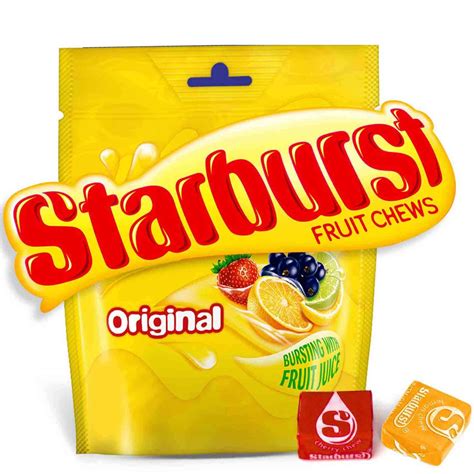 Buy Starburst Original Fruit Chews Candy 165g Online Shop Food