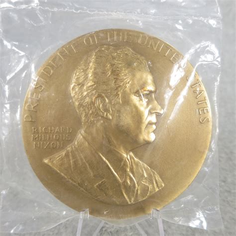 Richard Nixon 1st Term 3 Bronze Inaugural Medal Us Mint Presidential Series 138 Current