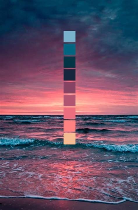 Sunset Color Palette Nature Color Palette Color Palette Design
