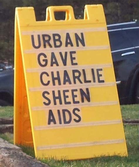 Charlie Sheen Ohio Urban Novelty Columbus Ohio