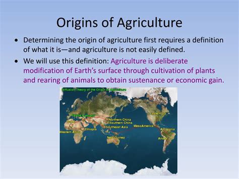 Ppt Origins Of Agriculture Powerpoint Presentation Free Download