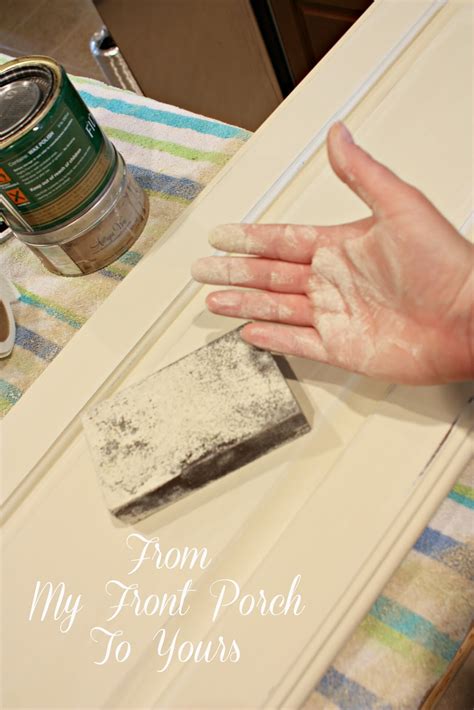 Learning how to paint your kitchen cabinets may seem intimidating at first, but it really was such a breeze! From My Front Porch To Yours: Kitchen Cabinet Painting ...