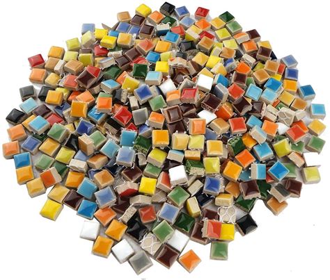 784 Pieces Colorful Ceramic Mosaic Tiles For Crafts Tiny Etsy