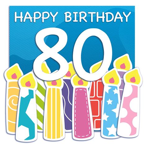 Happy 80th Birthday Card Boomf