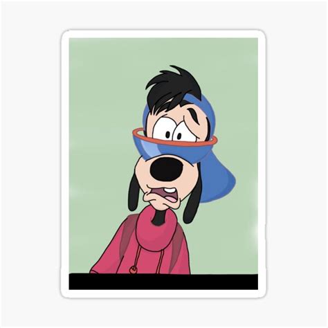 Max Goof Sticker For Sale By Skywalkinjedi Redbubble