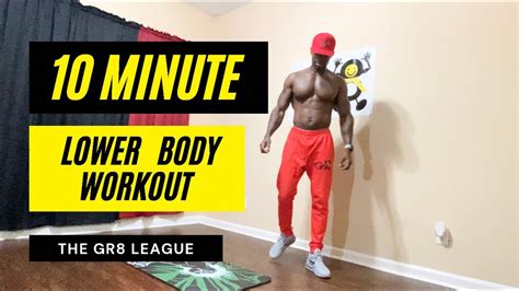 10 Minute Lower Body Workout No Gym No Equipment Youtube