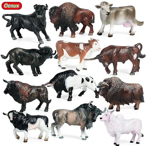 Oenux Farm Animals Milk Cow Simulation Poultry Cattle Calf Bull Ox
