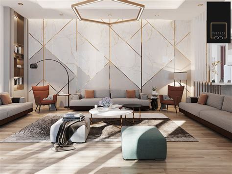 Joker On Behance Living Room Wall Designs Luxury House Interior