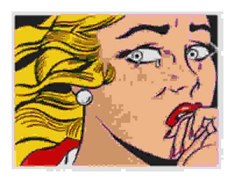 Roy Lichtenstein Crying Girl 1963 Artsy