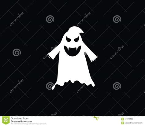 Ghost Icons Vector Illustration Stock Vector Illustration Of