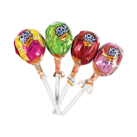 Jolly Rancher Lollipops Assortment Assorted Flavors 06 Oz 50 Count