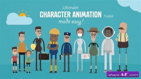 Videohive Ultimate Character Animation Toolkit Free After Effects