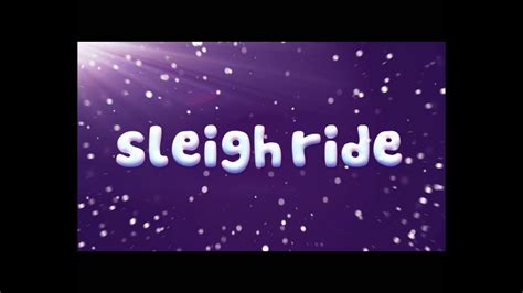 Sleigh Ride My Version Youtube