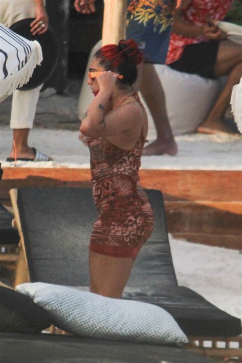 LOURDES LEON In Bikini At A Beach In Tulum 01 31 2021 HawtCelebs