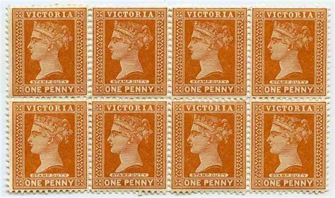 Stamps Victoria One Penny Canterbury Museum