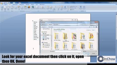 How To Convert Excel To Word Document Youtube