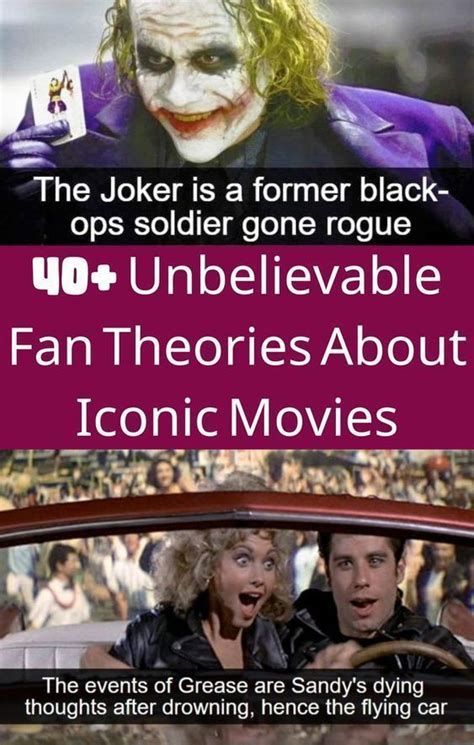40 unbelievable fan theories about iconic movies