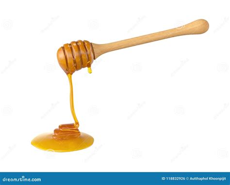 Honey And Dipping On White Background Stock Illustration Illustration Of Liquid Fresh