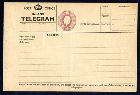 Image Result For British Telegram Writing Instruction Telephone