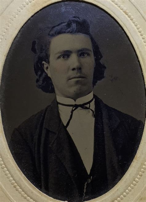 Jesse James Outlaw George Custer Tintype Guerrilla Old West