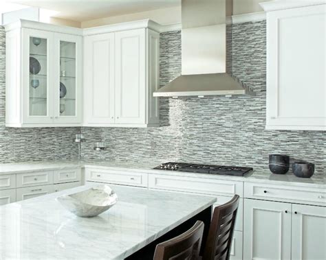 Kitchen Backsplash Ideas White Cabinets Gray Kitchen Backsplash